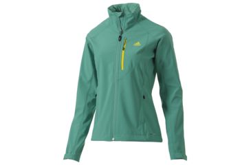 Image of Adidas Terrex Hiking/Trekking Soft Shell Jacket - Women's-Pink-X-Small