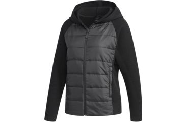 Image of Adidas Terrex Hybrid Hoodie - Womens, Black, Small, DM1956-S