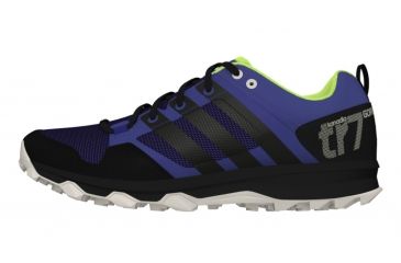Image of Adidas Terrex Kanadia 7 Trail GTX Trail Running Shoe - Men's-Flash/Black/Yellow-Medium-9 US