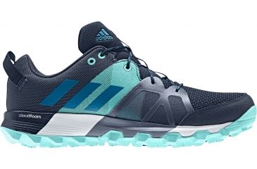 Image of Adidas Terrex Kanadia 8.1 Trail Running Shoe - Women's-Collegiate Navy/Mystery Petrol/Energy Aqua-Medium-7