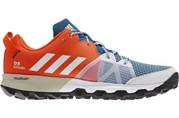 Image of Adidas Terrex Kanadia 8 Trail Running Shoe - Men's-Core Blue/White/Energy-Medium-14