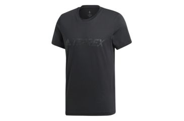 Image of Adidas Terrex Logo Tee - Mens, Carbon, DT4160-DEMO