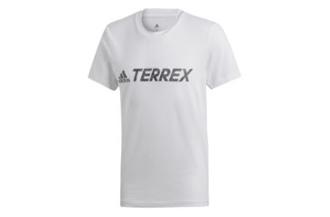 Image of Adidas Terrex Logo Tee - Mens, White, DT4158-DEMO