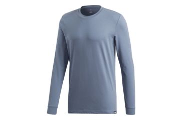 Image of Adidas Terrex Long Sleeve Men's Graphic Tee, Raw Steel, 2XL, CD3242-2XL