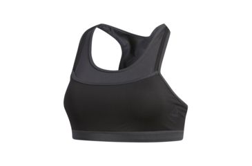 Image of Adidas Terrex Medium Impact Women's Bra 2, Black/Carbon, Large, CF8425-L