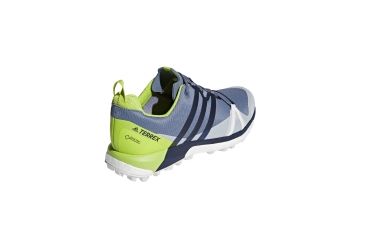 Image of Adidas Terrex Men's Terrex Agravic Trailrunning Shoes, Raw Steel/ Navy/Solar Slime, 6 US, CM7613-6