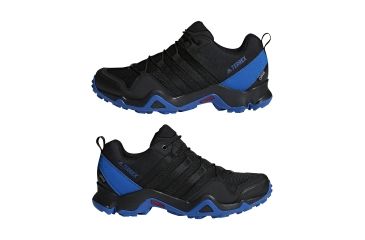 Image of Adidas Terrex Men's Terrex AX2R GTX Hiking Shoes, Black/Black/Blue Beauty, 6 US, CM7717-6