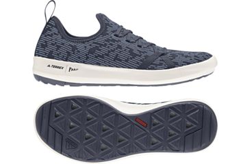 Image of Adidas Terrex Men's Terrex ClimaCool Boat Parley Shoes, Trace Blue/Raw Grey/Chalk White, 6 US, CM7527-6
