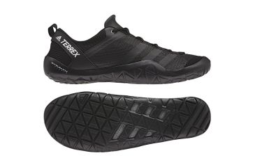 Image of Adidas Terrex Men's Terrex Climacool Jawpaw Lace Shoes, Utility Black/Black/Silver Met., 6 US, BB0732-6