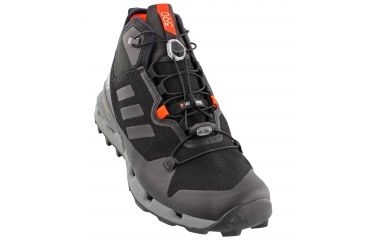 Image of Adidas Terrex Men's Terrex Fast Mid GTX-Surround Hiking Shoes, Black/Black/Vista Grey, 12.5 US, BB0948-12.5