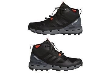 Image of Adidas Terrex Men's Terrex Fast Mid GTX-Surround Hiking Shoes, Black/Black/Vista Grey, 12.5 US, BB0948-12.5