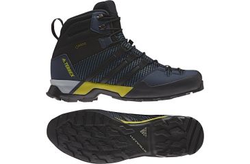 Image of Adidas Terrex Men's Terrex Scope High GTX Hiking Shoes, Core Blue/Black/ Navy, 12.5 US, BB4587-12.5