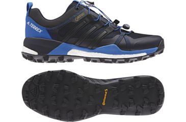 Image of Adidas Terrex Men's Terrex Skychaser GTX Trailrunning Shoes, Navy/Black/Blue Beauty, 6 US, CQ1743-6