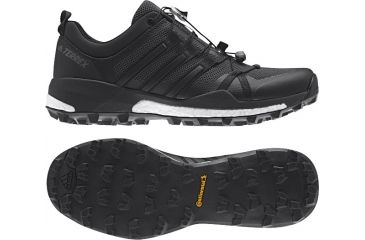 Image of Adidas Terrex Men's Terrex Skychaser Trailrunning Shoes, Carbon/Black/White, 6 US, CQ1739-6