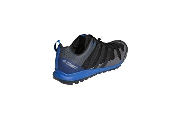 Image of Adidas Terrex Men's Terrex Solo Hiking Shoes, Black/Black/Blue Beauty, 6 US, CM7657-6