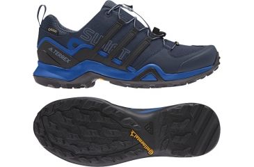 Image of Adidas Terrex Men's Terrex Swift R2 GTX Hiking Shoes, Navy/Black/Blue Beauty, 6 US, CM7494-6