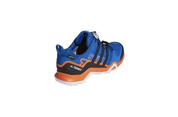 Image of Adidas Terrex Men's Terrex Swift R2 GTX Hiking Shoes, Raw Steel/Black/Orange, 6 US, CQ1942-6