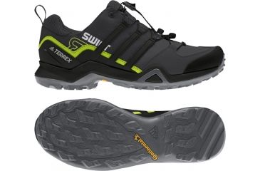 Image of Adidas Terrex Men's Terrex Swift R2 Hiking Shoes, Carbon/Black/Grey Three, 6 US, CM7490-6