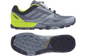 Image of Adidas Terrex Trailmaker Trailrunning Shoes - Mens, Raw Steel/Grey One/Solar Slime, 6 US, CM7627-6