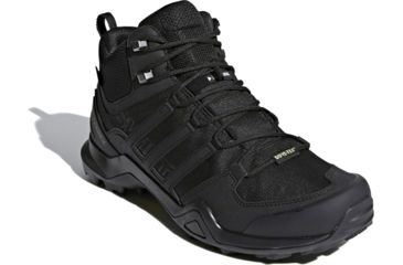 Image of Adidas Terrex Swift R2 Mid GTX Hiking Shoes - Men's, Black/Black/Black, 6.5 US, CM7500-6.5