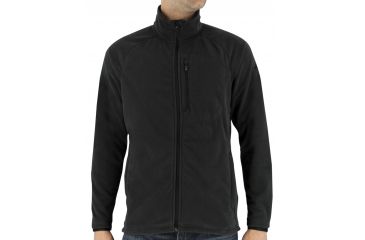 Image of Adidas Terrex Reachout Fleece Jacket - Men's-Black-X-Large