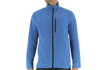 Image of Adidas Terrex Reachout Fleece Jacket - Men's-Unity Blue-Large