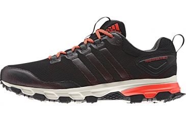 Image of Adidas Terrex Response 21 Trail Running Shoe - Men's-Black/Red/Green-Medium-11.5 US