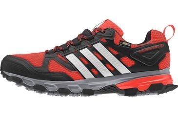 Image of Adidas Terrex Response Trail 21 GTX Trail Running Shoe - Men's-Black/White/Red-Medium-11 US