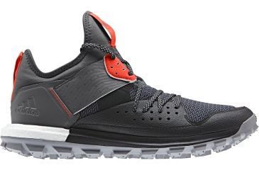 Image of Adidas Terrex Response Trail Boost Trail Running Shoe - Men's-Black/Grey Five/Energy-Medium-11