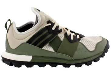 Image of Adidas Terrex Response Trail Boost Trail Running Shoe - Men's-Brown/Iron/Green-Medium-8.5
