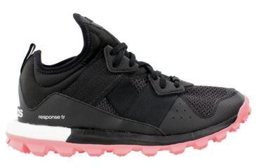 Image of Adidas Terrex Response Trail Boost Trail Running Shoe - Women's-Black/Black/Pink-Medium-10