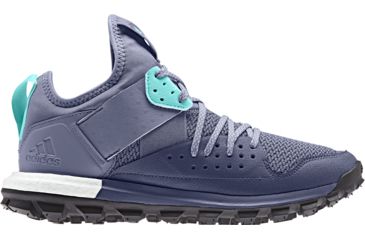 Image of Adidas Terrex Response Trail Boost Trail Running Shoe - Women's-Super Purple/White/Energy Aqua-Medium-6