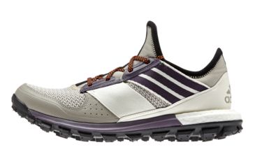 Image of Adidas Terrex Response Trail Boost Trail Running Shoe - Womens-Brown/White/Red-Medium-7 US