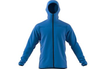 Image of Adidas Terrex Skyclimb Fleece Jacket - Mens, Shock Blue, DQ1558-DEMO