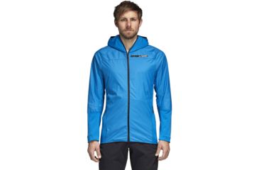 Image of Adidas Terrex Skyclimb Fleece Jacket - Mens, Shock Blue, Extra Large, CY8326-XL