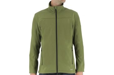 Image of Adidas Terrex Softcase Softshell Jacket - Men's-Olive Cargo-Large