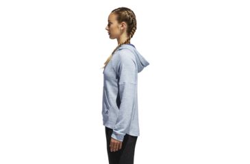 Image of Adidas Terrex Sport 2 Street Women's Pullover Hoodie, Noble Indigo Mel./Noble Indigo, Large, CW2301-L