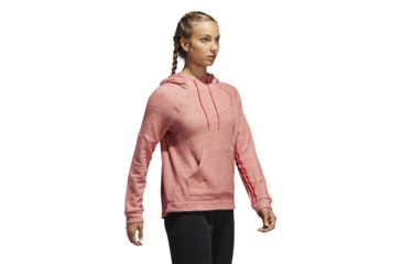 Image of Adidas Terrex Sport 2 Street Women's Pullover Hoodie, Real Coral Mel/Real Coral, Large, CW2303-L