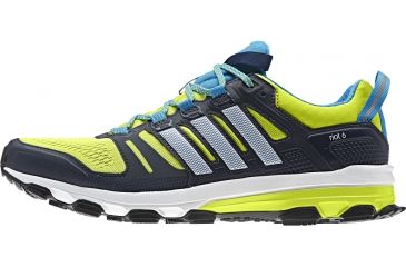 Image of Adidas Terrex Supernova Riot 6 Trail Running Shoe - Men's-Yellow/White/Navy-Medium-10 US