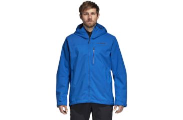 Image of Adidas Terrex Swift Parley 2-Layer Jacket - Mens, Blue Beauty, Medium, CY1888-M