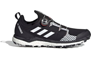 Image of Adidas Terrex Agravic Boa Shoes - Men's, Core Black/Crystal White/Solar Red, 9, FY9454-001-9