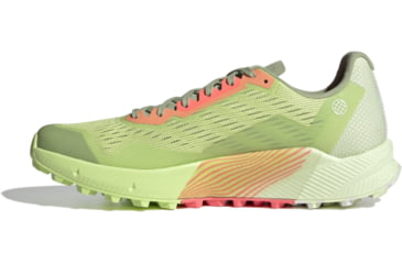Image of Adidas Terrex Agravic Flow 2 Trail Running Shoes - Men's, Pulse Lime/Turbo/Ftwr White, 10.5, H06575-10.5