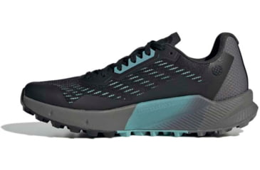 Image of Adidas Terrex Agravic Flow 2 Trail Running Shoes - Womens, Core Black/Mint Ton/Ftwr White, 10, H03189-10