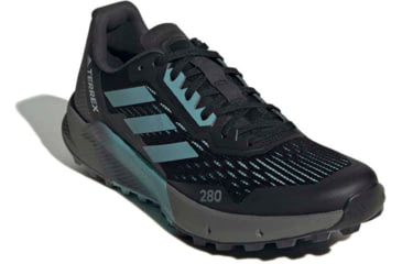 Image of Adidas Terrex Agravic Flow 2 Trail Running Shoes - Womens, Core Black/Mint Ton/Ftwr White, 10, H03189-10