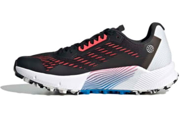 Image of Adidas Terrex Agravic Flow 2 Trail Running Shoes - Womens, Core Black/Turbo/Blue Rush, 6, H03190-6