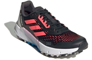 Image of Adidas Terrex Agravic Flow 2 Trail Running Shoes - Womens, Core Black/Turbo/Blue Rush, 6, H03190-6