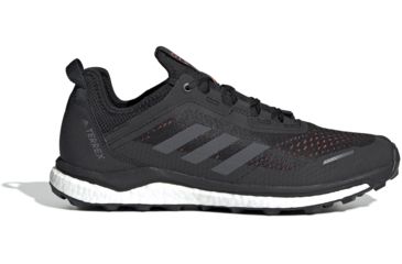 Image of Adidas Terrex Agravic Flow - Men's, Black/Grey Six/Solar Orange, 13, G26100-13