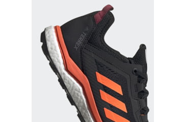 Image of Adidas Terrex Agravic Flow - Men's, Col Burgundy/Solar Orange/Black, 11.5, G26103-11.5