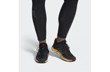 Image of Adidas Terrex Agravic Flow - Men's, Legend Ink/Onix/Active Gold, 11.5, G26102-11.5