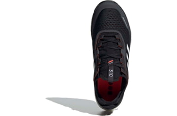 Image of Adidas Terrex Agravic Flow Shoes - Men's, Core Black/Crystal White/Solar Red, 11.5, FW5119-001-11.5